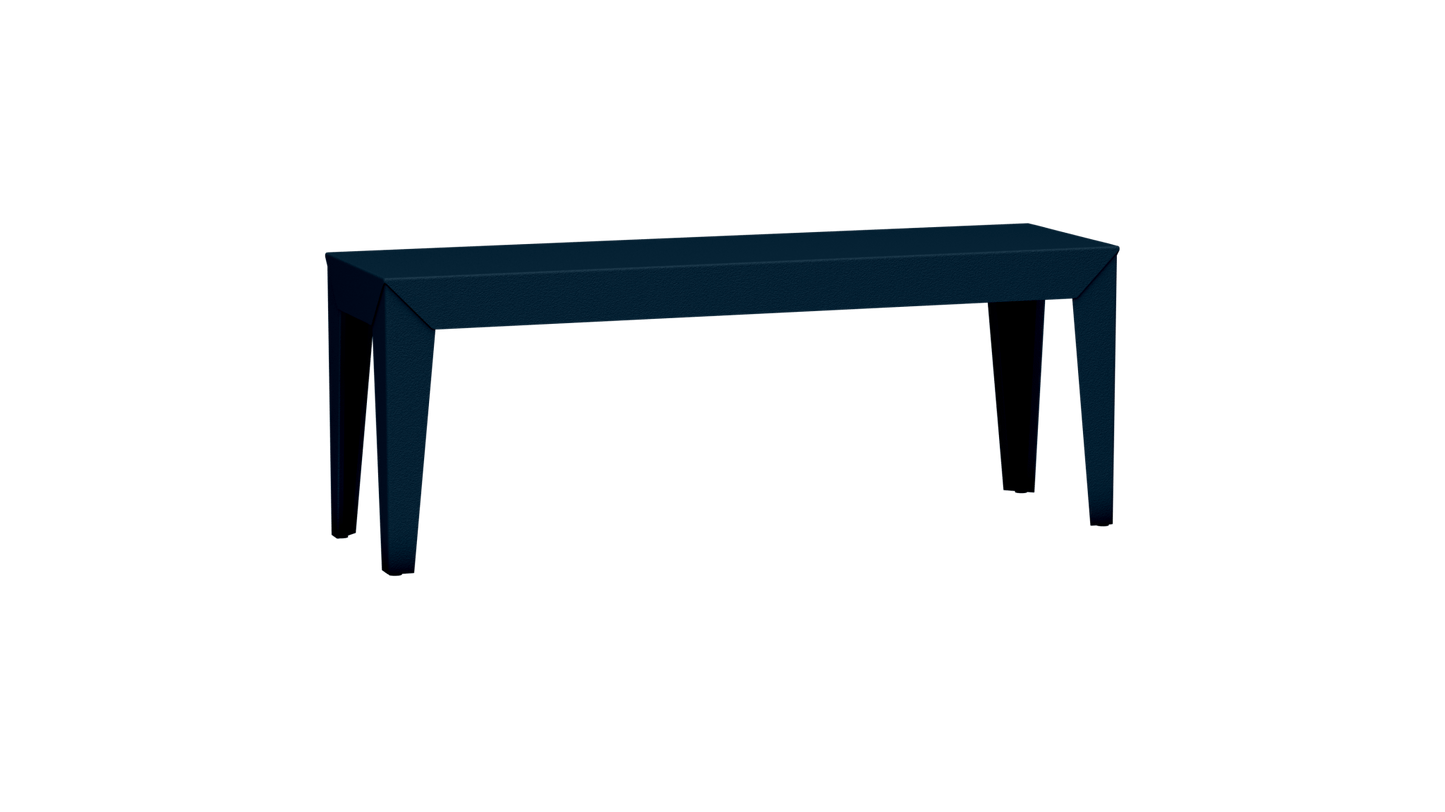 Banc rectangulaire en aluminium 120cm Zef - MATIERE GRISE - La Maison MilanaiseDenim 007Fuselés