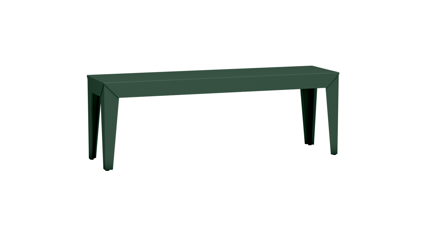 Banc rectangulaire en aluminium 130cm Zef - MATIERE GRISE - La Maison MilanaiseOlive 121Fuselés