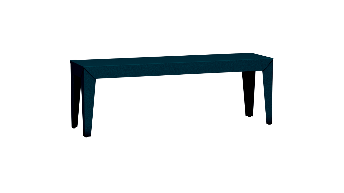 Banc rectangulaire en aluminium 130cm Zef - MATIERE GRISE - La Maison MilanaiseCanard 115Fuselés