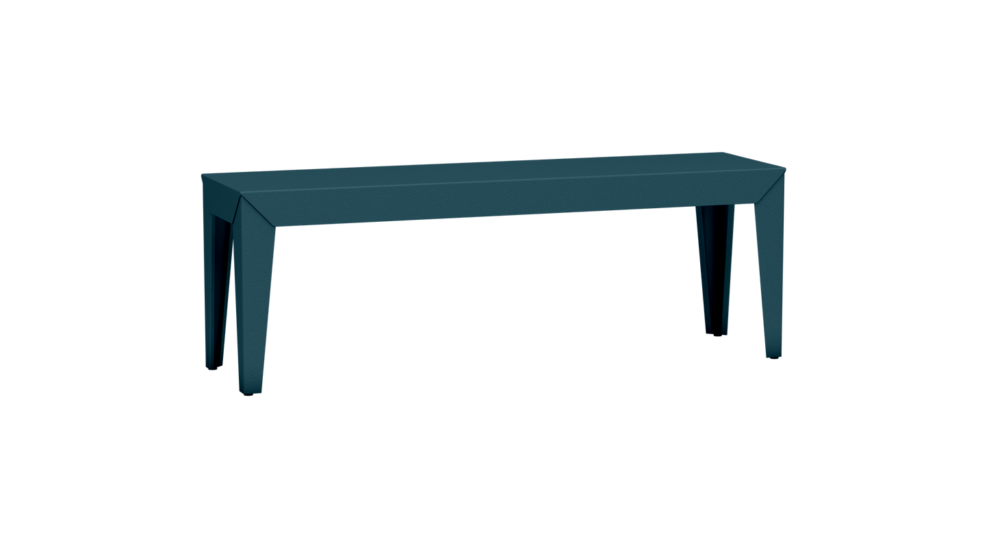 Banc rectangulaire en aluminium 130cm Zef - MATIERE GRISE - La Maison MilanaiseHoule 116Fuselés