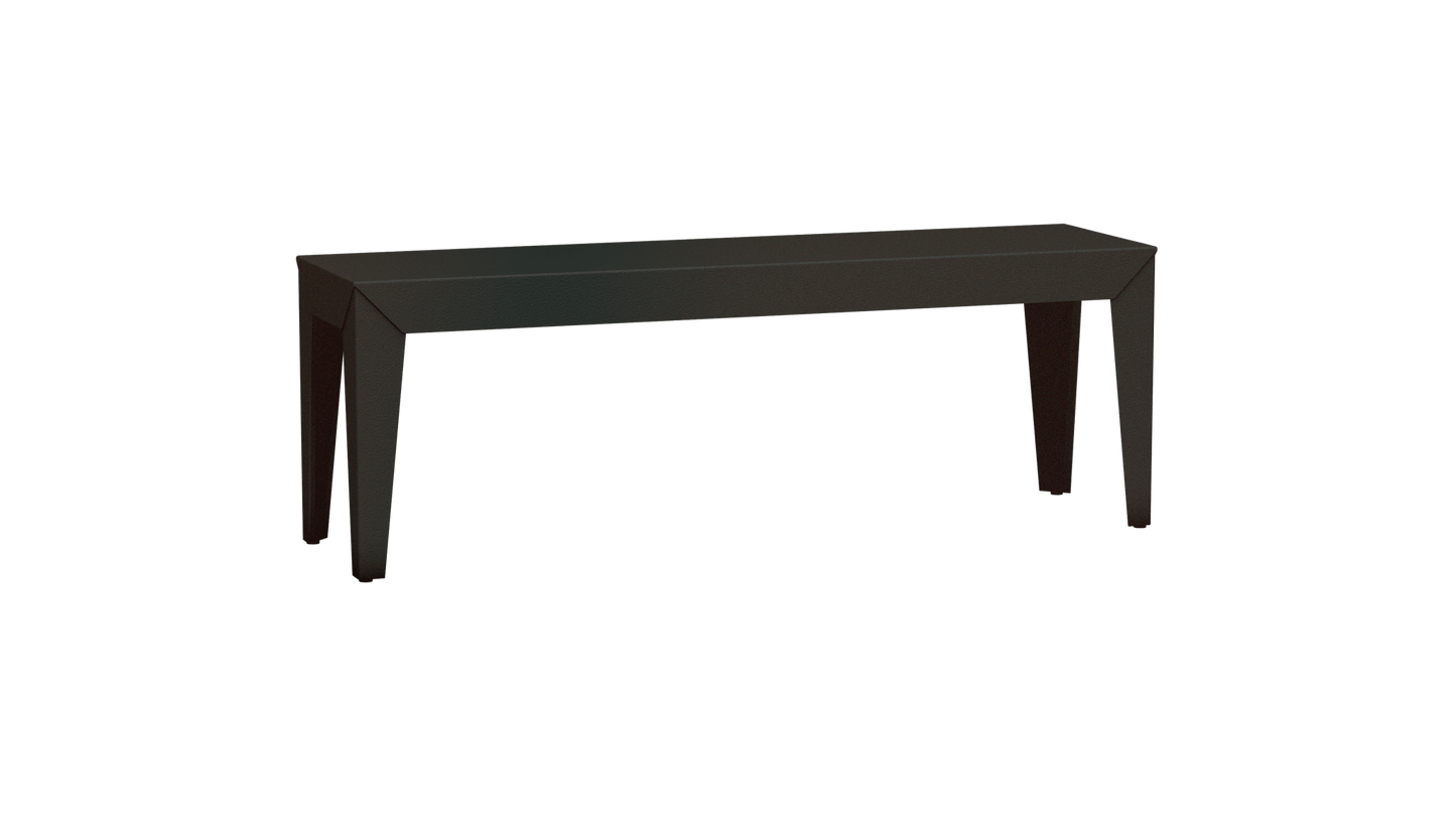 Banc rectangulaire en aluminium 130cm Zef - MATIERE GRISE - La Maison MilanaiseWinners 223Fuselés