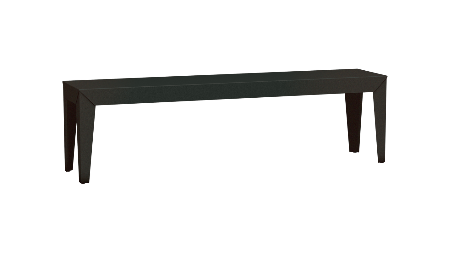 Banc rectangulaire en aluminium 160cm Zef - MATIERE GRISE - La Maison MilanaiseWinners 223Fuselés