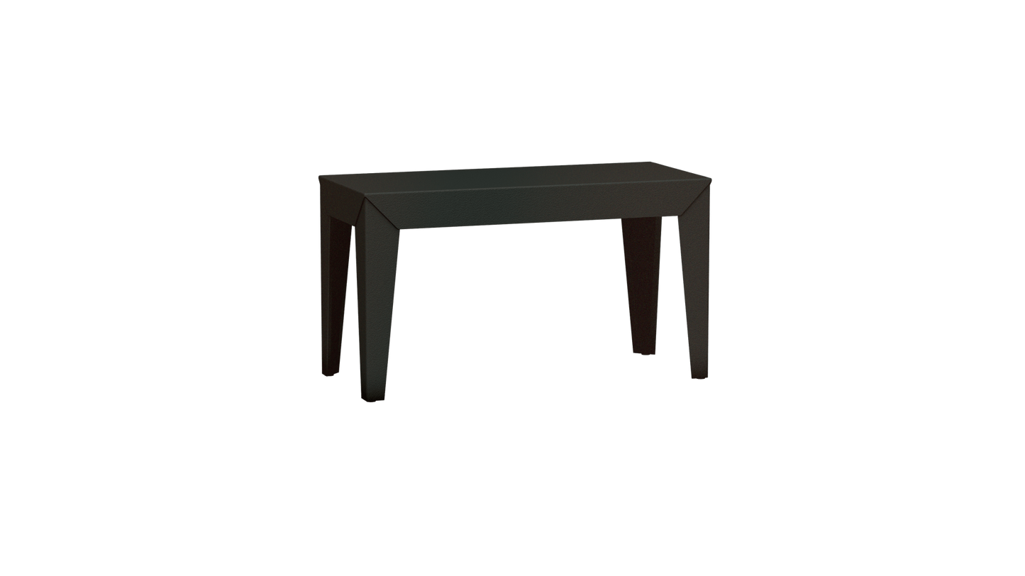 Banc rectangulaire en aluminium 80cm Zef - MATIERE GRISE - La Maison MilanaiseBANCZEF80INT - 64Winners 223Fuselés