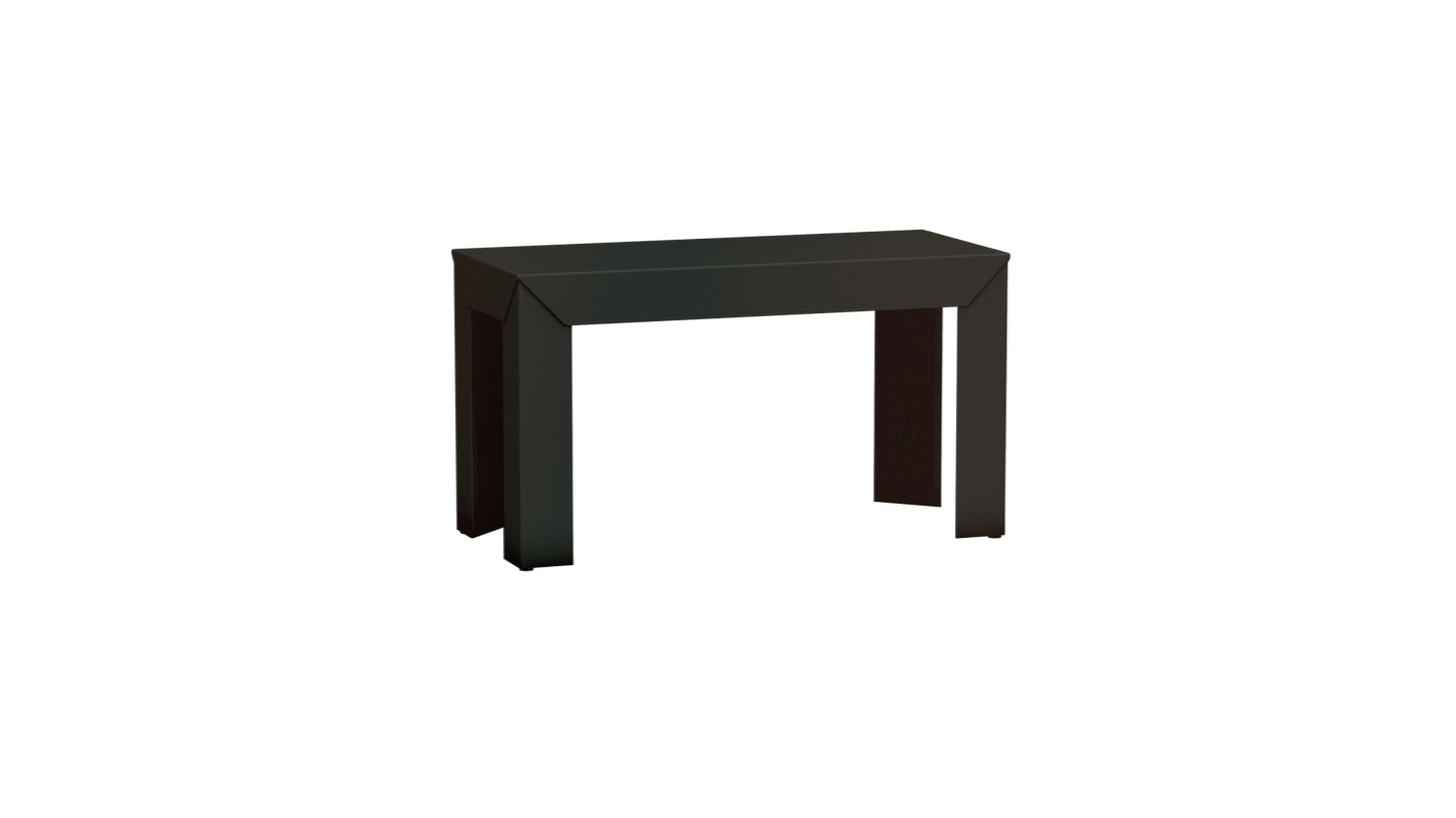 Banc rectangulaire en aluminium 80cm Zef - MATIERE GRISE - La Maison MilanaiseBANCZEF80INT - 63Winners 223Droits