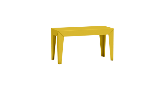 Banc rectangulaire en aluminium 80cm Zef - MATIERE GRISE - La Maison MilanaiseBANCZEF80INT - 58Poussin 014Fuselés