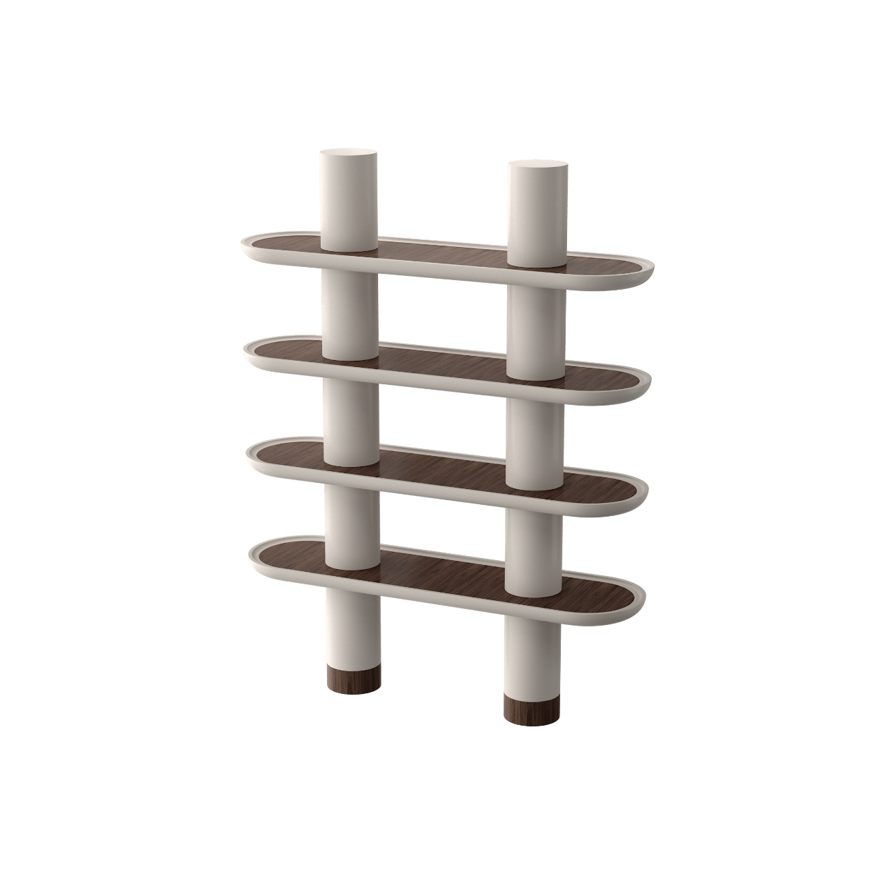 Bibliothèque MINA 150 – Étagère sculpturale et finitions sur - mesure - La Maison MilanaiseMN4.150