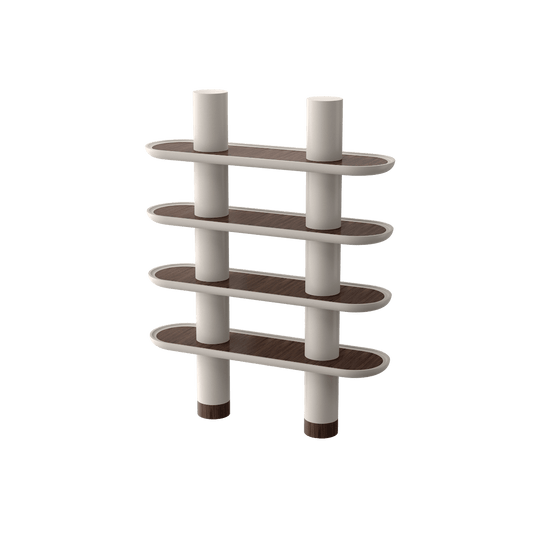 Bibliothèque MINA 150 – Étagère sculpturale et finitions sur - mesure - La Maison MilanaiseMN4.150