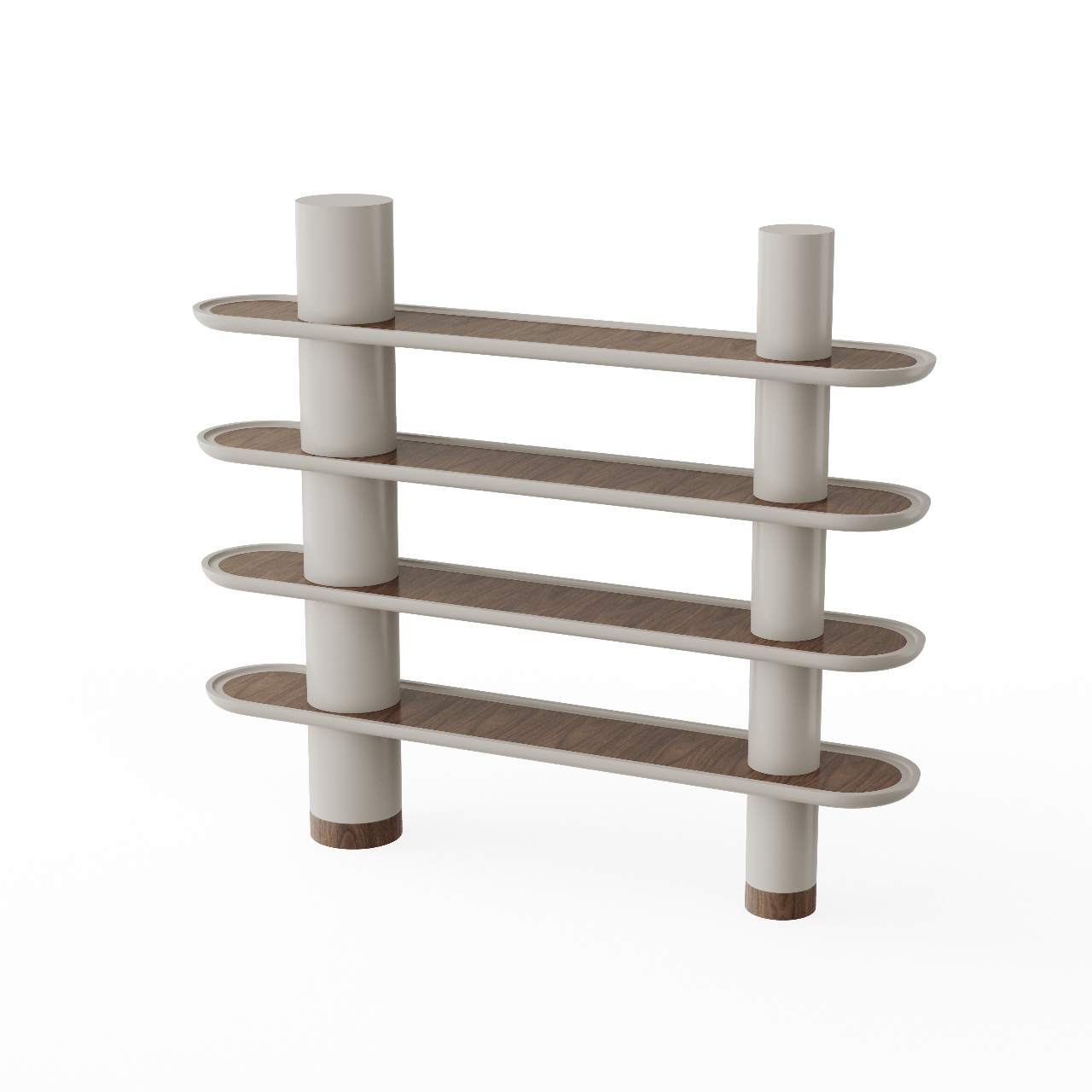 Bibliothèque MINA 220 – Architecture organique et élégance sculpturale - ULTRA MOBILI - La Maison MilanaiseMN4.220