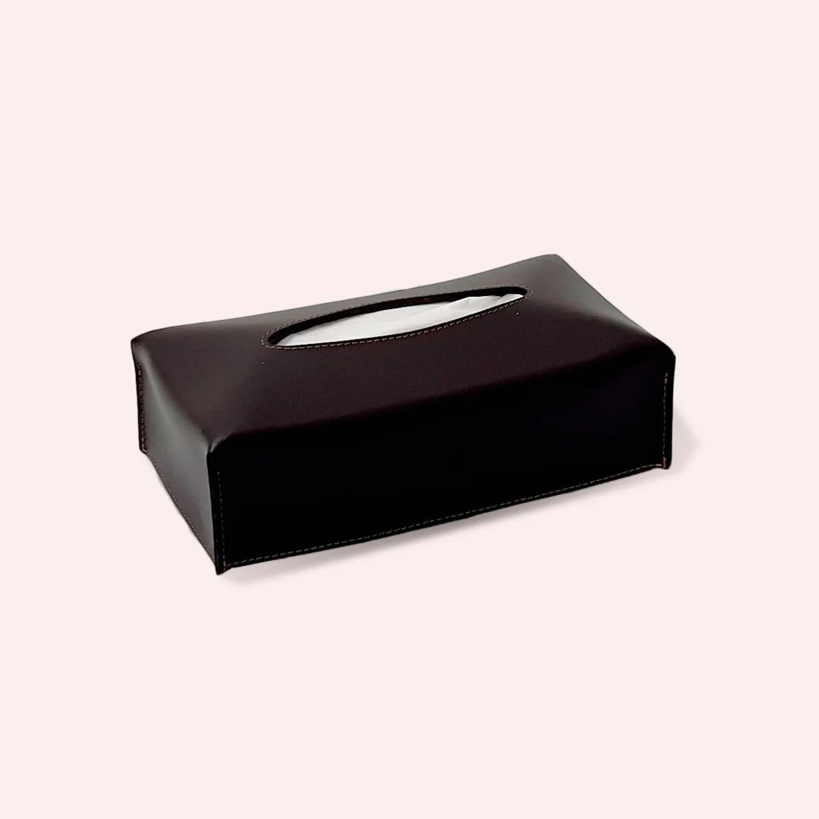 Boite à mouchoir rectangulaire en cuir - MIDIPY - La Maison MilanaiseChocolat