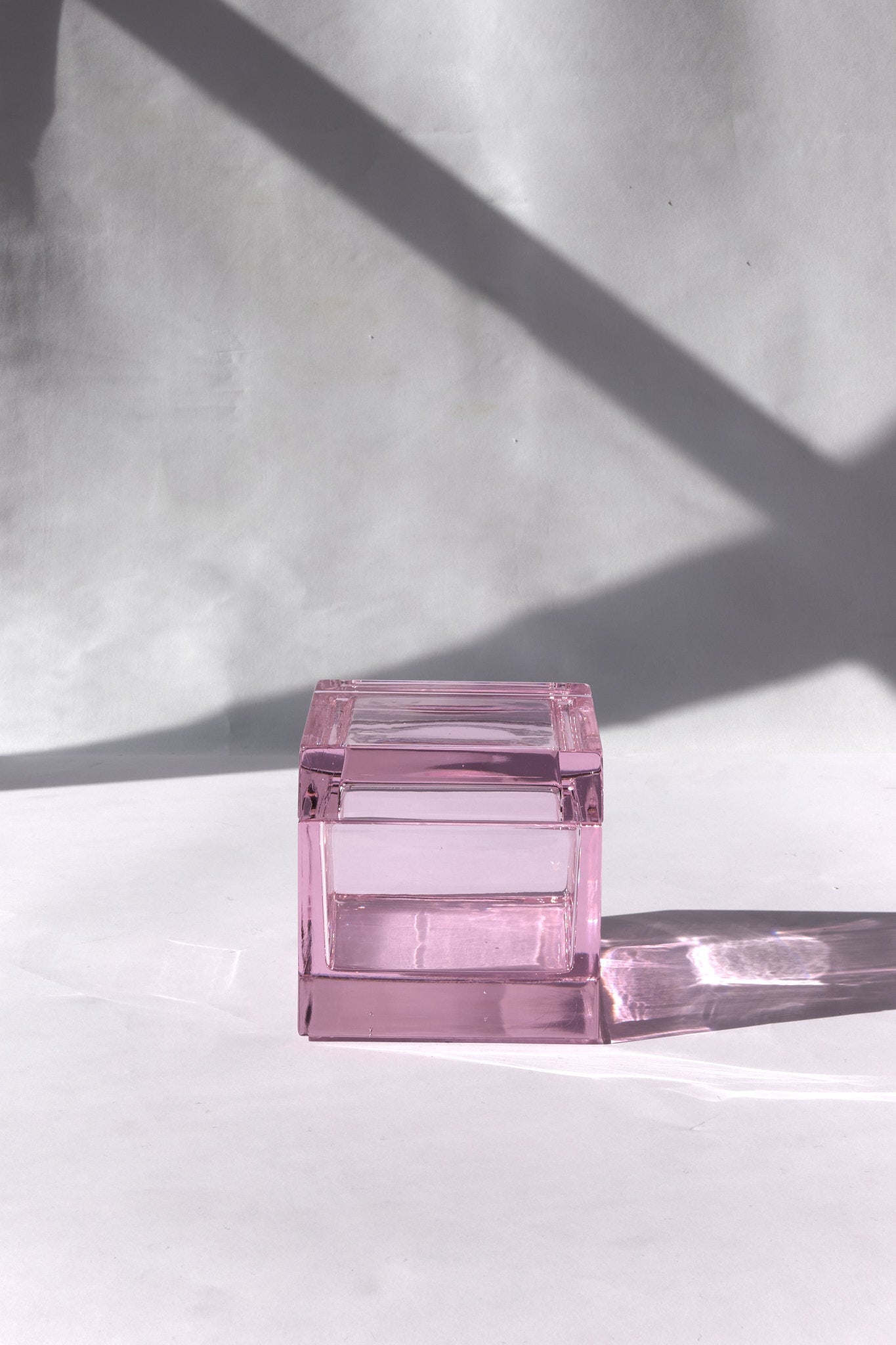 Boîte écrin en cristal soufflé à la main Palmi - STUDIO BOJOLA - La Maison MilanaisePALMI - 6Rose