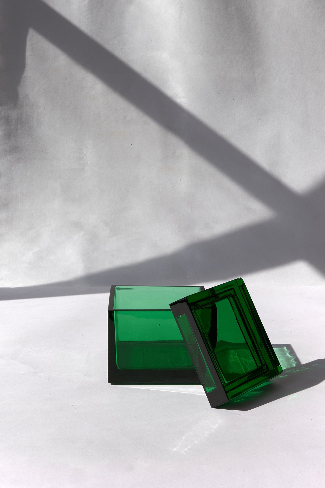 Boîte écrin en cristal soufflé à la main Palmi - STUDIO BOJOLA - La Maison MilanaisePALMI - 11Vert
