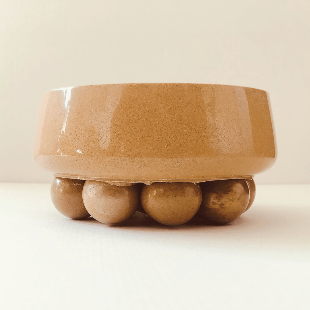 Bol en résine naturelle no.4 Bonbon - L'ÉCO MAISON DÉCORATION - La Maison MilanaiseLEMD202590