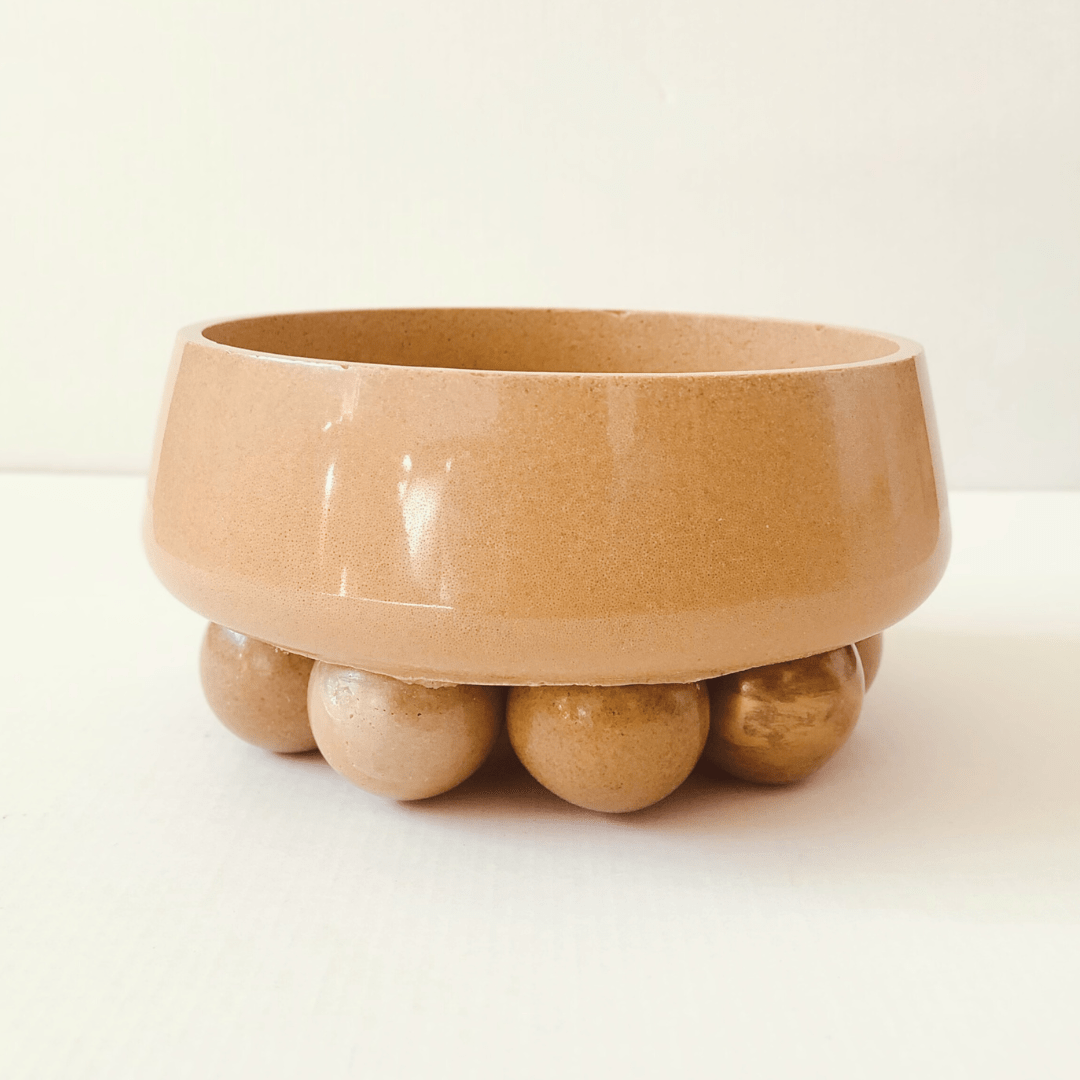 Bol en résine naturelle no.4 Bonbon - L'ÉCO MAISON DÉCORATION - La Maison MilanaiseLEMD202590