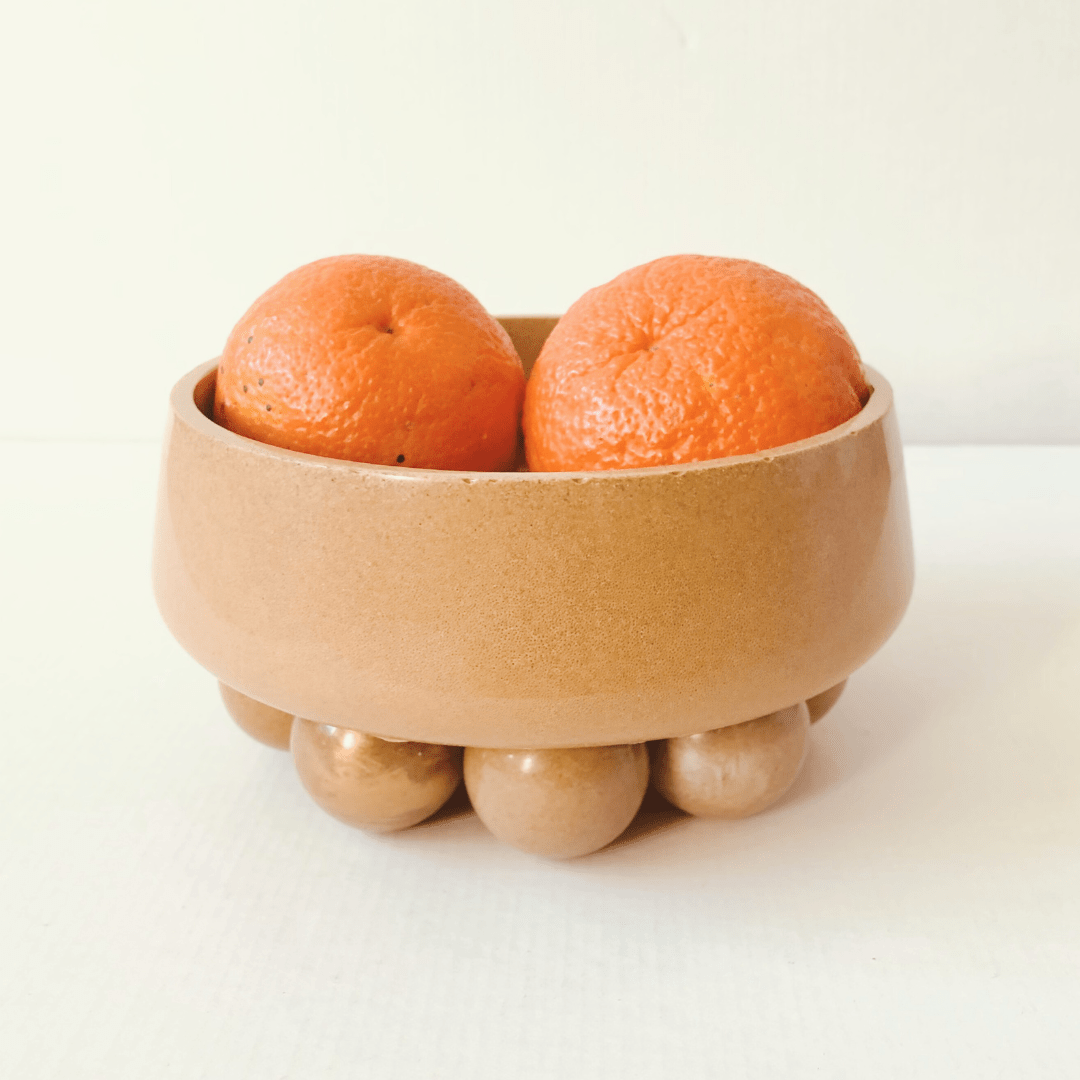 Bol en résine naturelle no.4 Bonbon - L'ÉCO MAISON DÉCORATION - La Maison MilanaiseLEMD202590