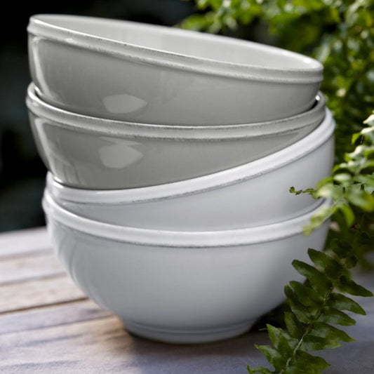Bols en grés fin Friso, lot de 6 - COSTA NOVA - La Maison MilanaiseFIS161FRISOBBlanc