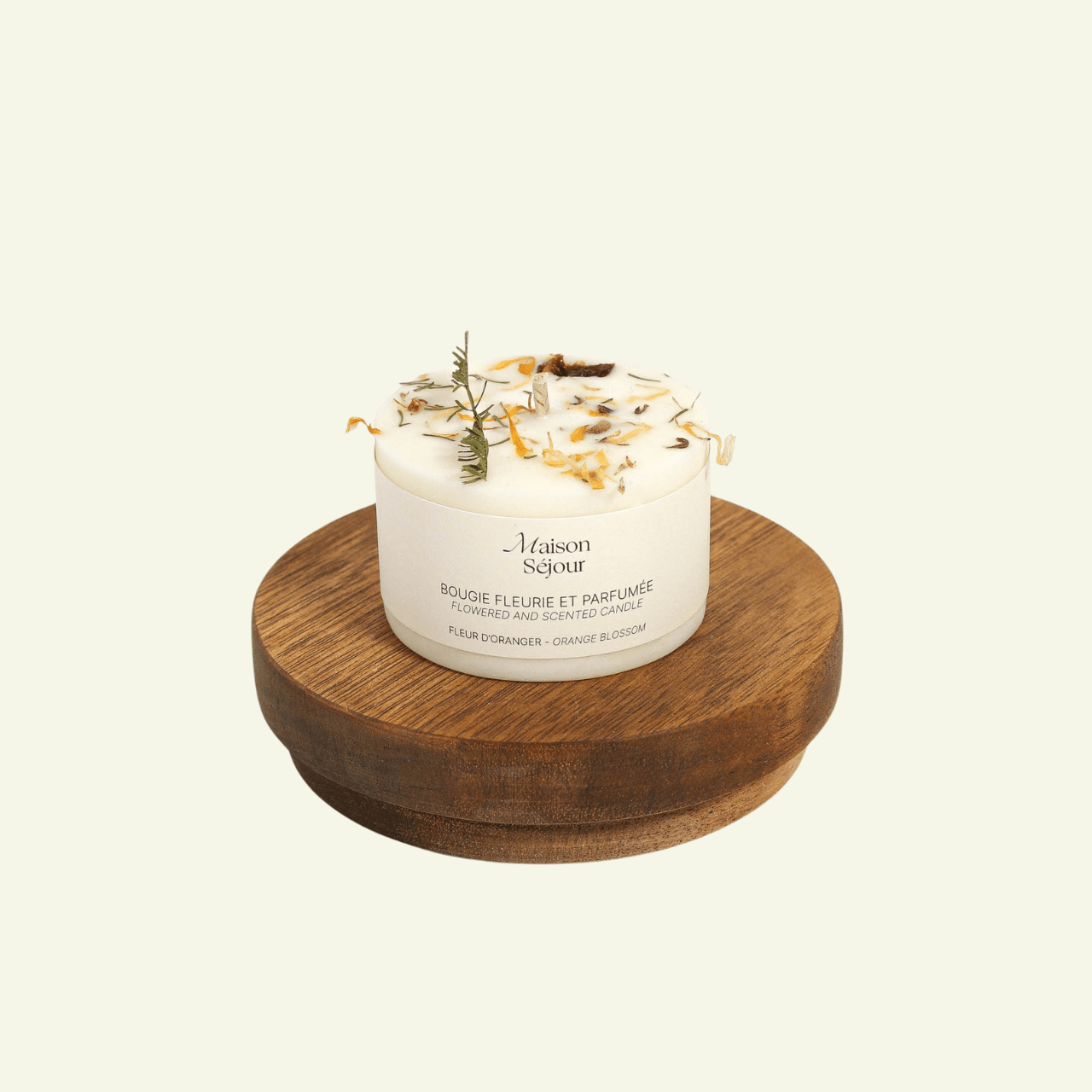 Bougie Votive Fleurie – Fleur d’Oranger - MAISON SEJOUR - La Maison MilanaiseVOTIVEFLEURDORANGER