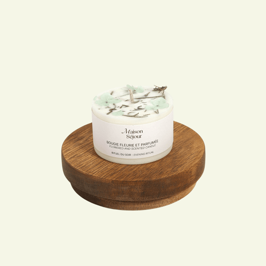 Bougie Votive Fleurie – Rituel du Soir - MAISON SEJOUR - La Maison MilanaiseVOTIVESOIR