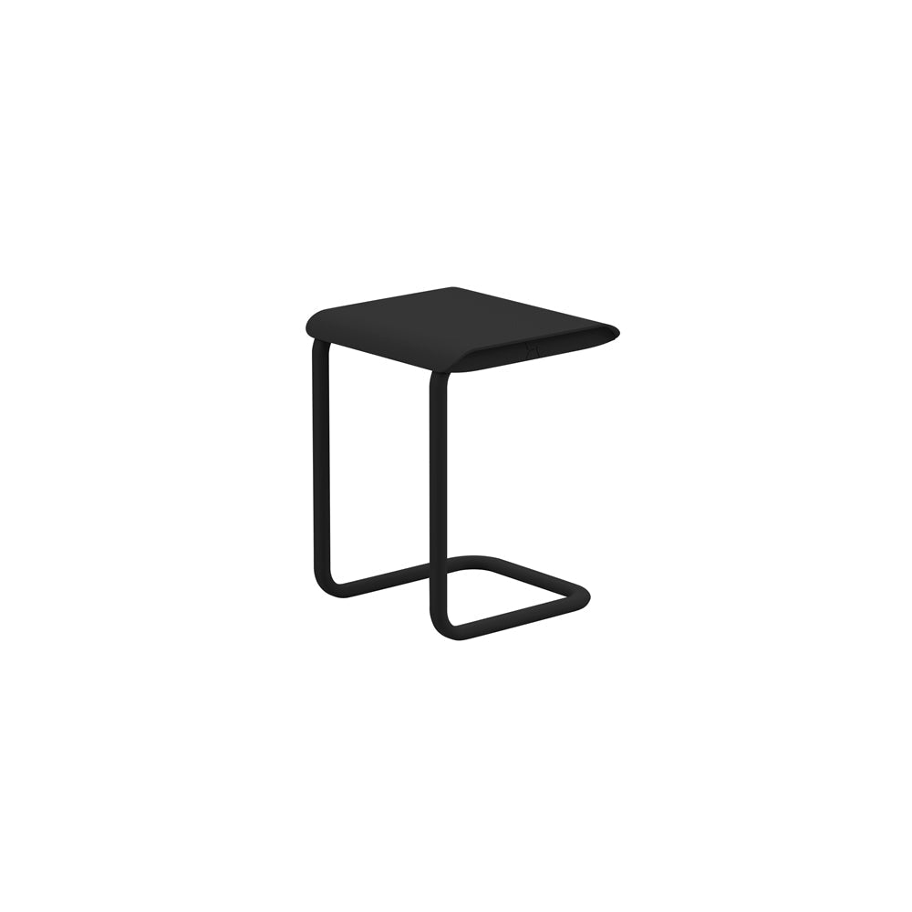 Bout de canapé carré en aluminium coloré - ALLURE D'AZUR - La Maison Milanaise582150A - 1Charbon