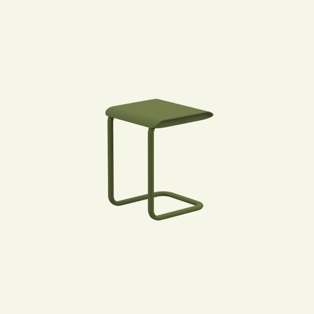 Bout de canapé carré en aluminium coloré - ALLURE D'AZUR - La Maison Milanaise582150A - 7Kaki