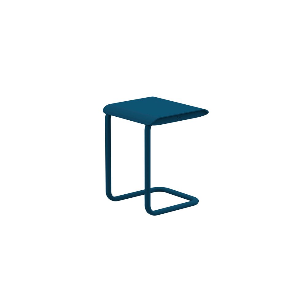 Bout de canapé carré en aluminium coloré - ALLURE D'AZUR - La Maison Milanaise582150A - 3Bleu pétrole