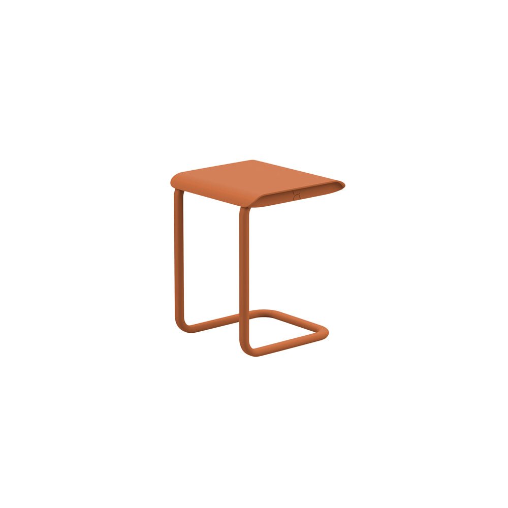 Bout de canapé carré en aluminium coloré - ALLURE D'AZUR - La Maison Milanaise582150A - 11Terracotta