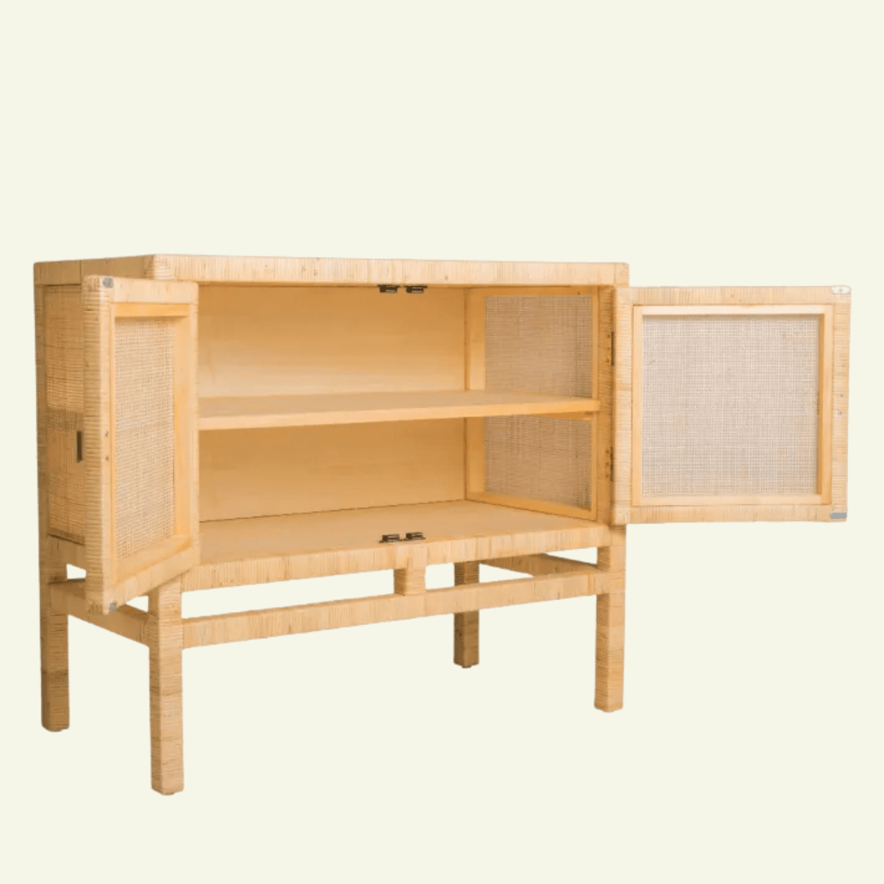 Buffet 2 portes SAIGON – Le charme intemporel du rotin et du cannage - KOK MAISON - La Maison Milanaise449