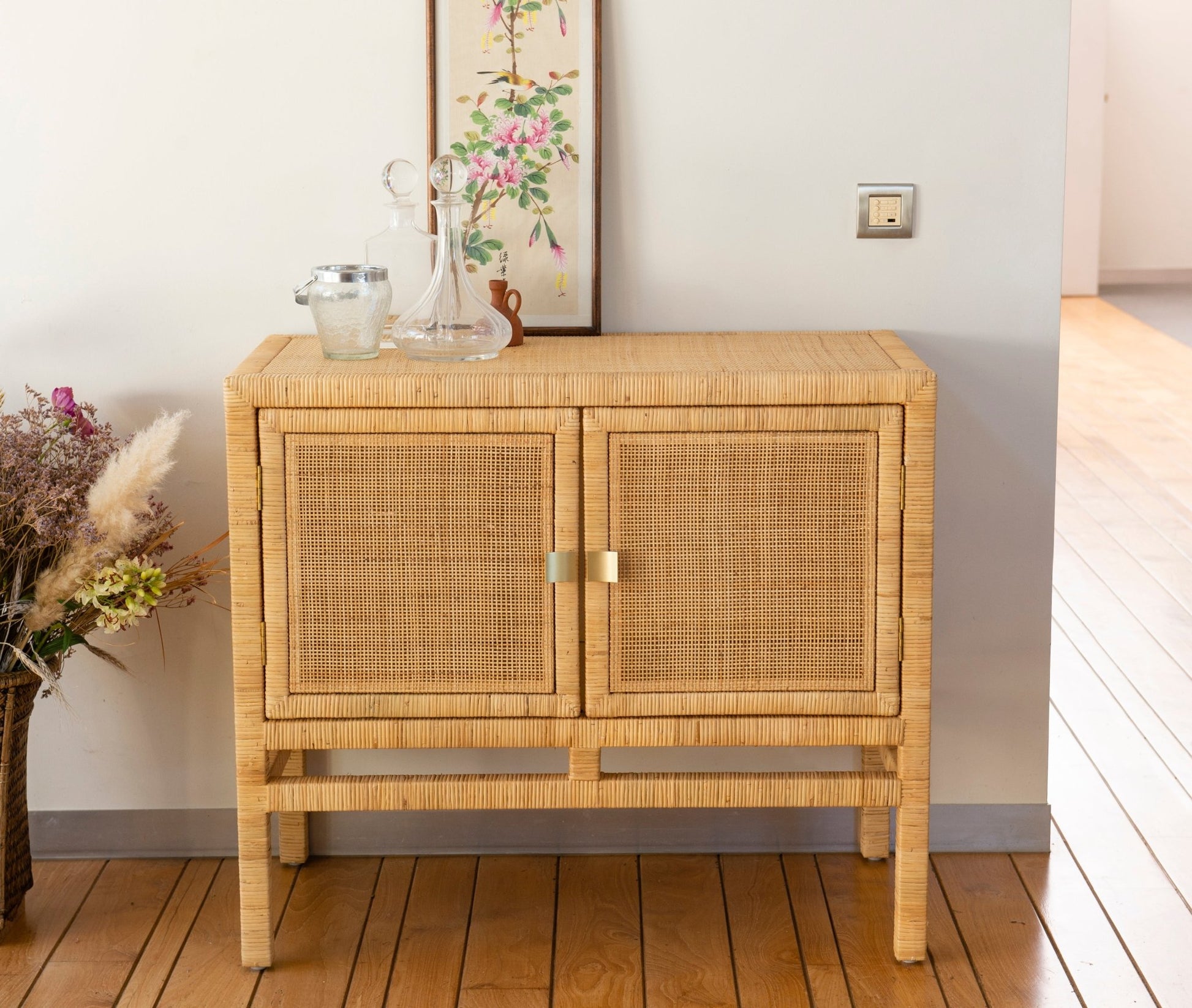 Buffet 2 portes SAIGON – Le charme intemporel du rotin et du cannage - KOK MAISON - La Maison Milanaise449