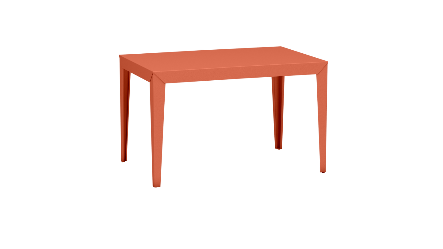 Bureau rectangulaire en métal 120cm Zef - MATIERE GRISE - La Maison MilanaiseOrange givré 144Intérieur
