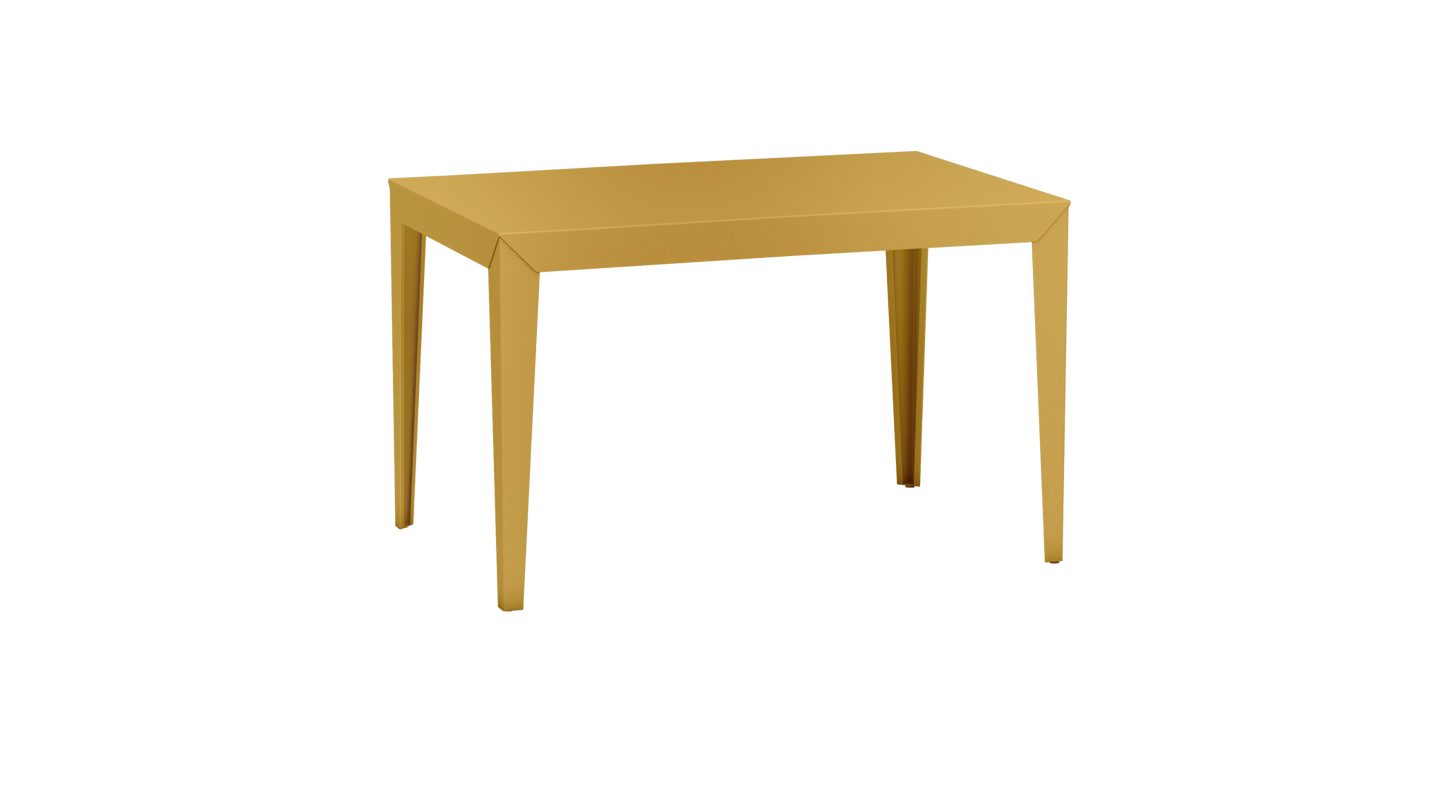 Bureau rectangulaire en métal 120cm Zef - MATIERE GRISE - La Maison MilanaiseLaiton 230Intérieur