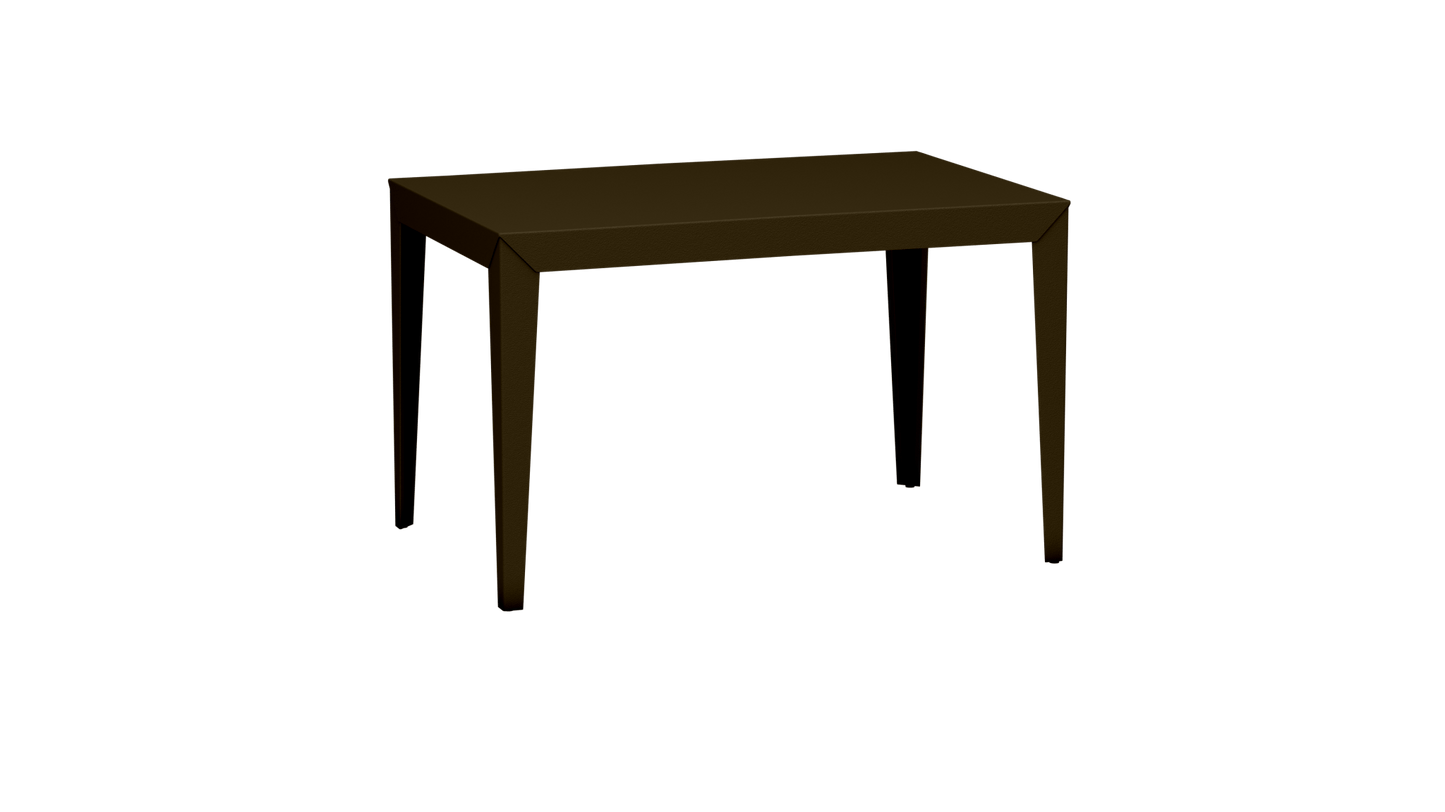 Bureau rectangulaire en métal 120cm Zef - MATIERE GRISE - La Maison MilanaiseBronze 181Intérieur