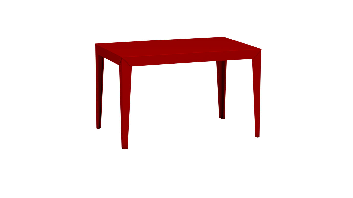 Bureau rectangulaire en métal 120cm Zef - MATIERE GRISE - La Maison MilanaiseVermillon 012Intérieur