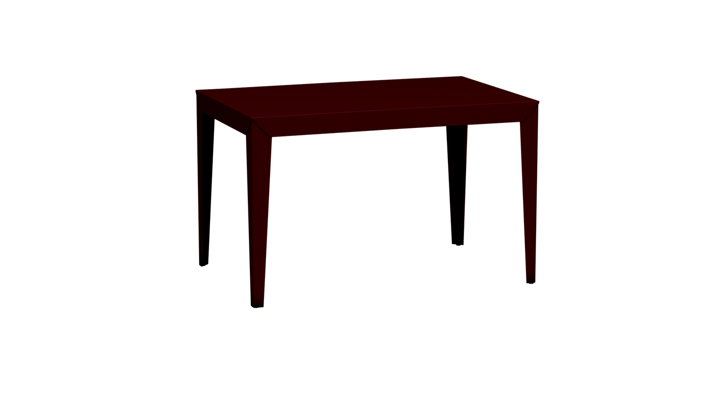 Bureau rectangulaire en métal 120cm Zef - MATIERE GRISE - La Maison MilanaiseBourgogne 153Intérieur