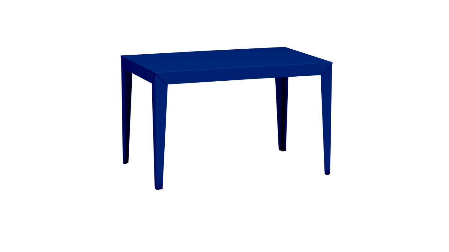 Bureau rectangulaire en métal 120cm Zef - MATIERE GRISE - La Maison MilanaiseBleu pur 112Intérieur