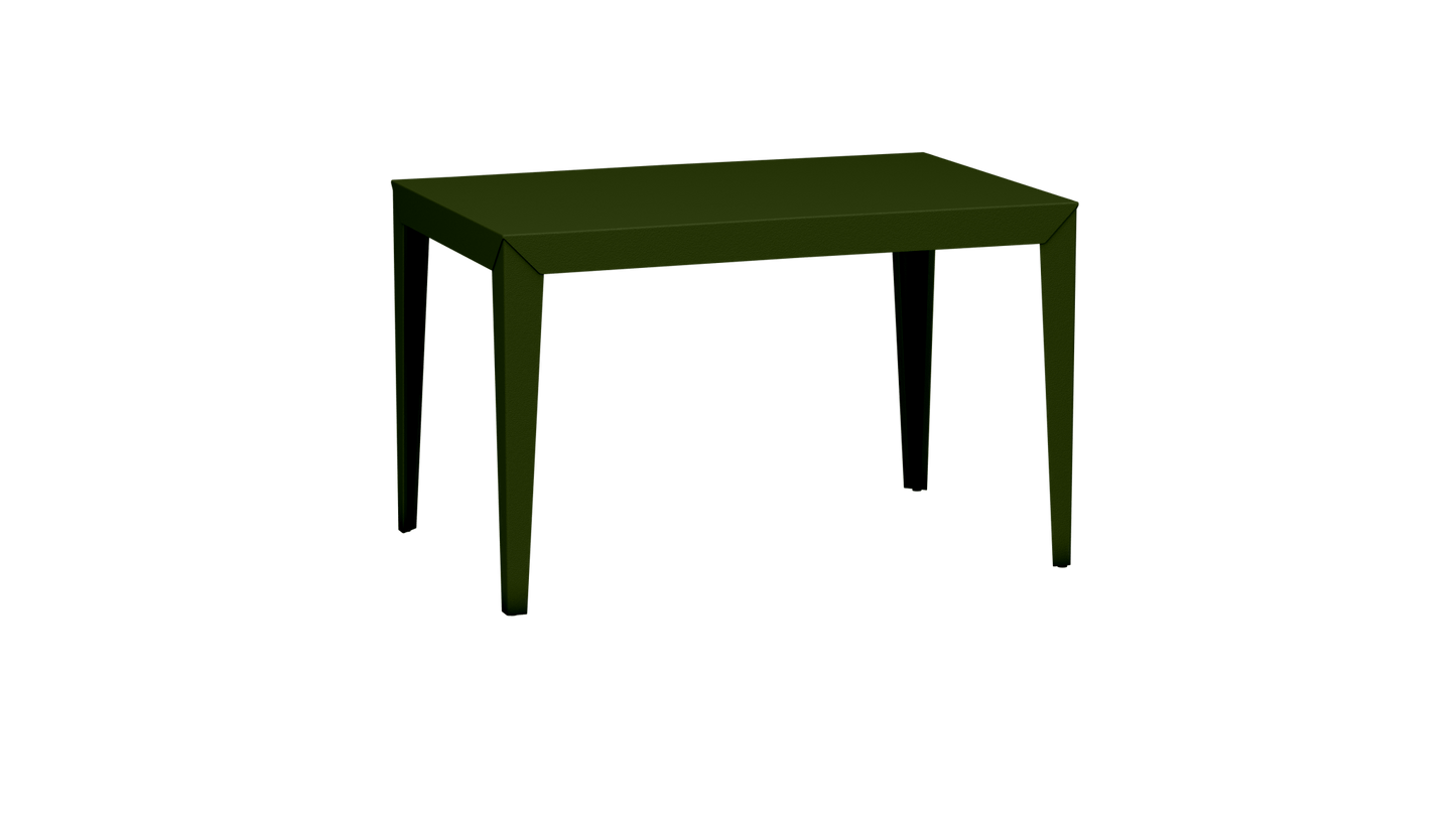 Bureau rectangulaire en métal 120cm Zef - MATIERE GRISE - La Maison MilanaiseKaki 122Intérieur