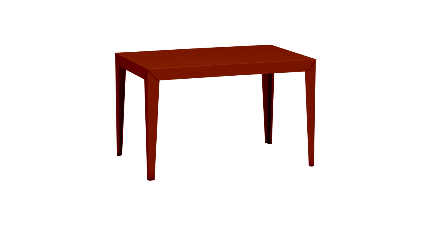Bureau rectangulaire en métal 120cm Zef - MATIERE GRISE - La Maison MilanaiseTerracotta 142Intérieur