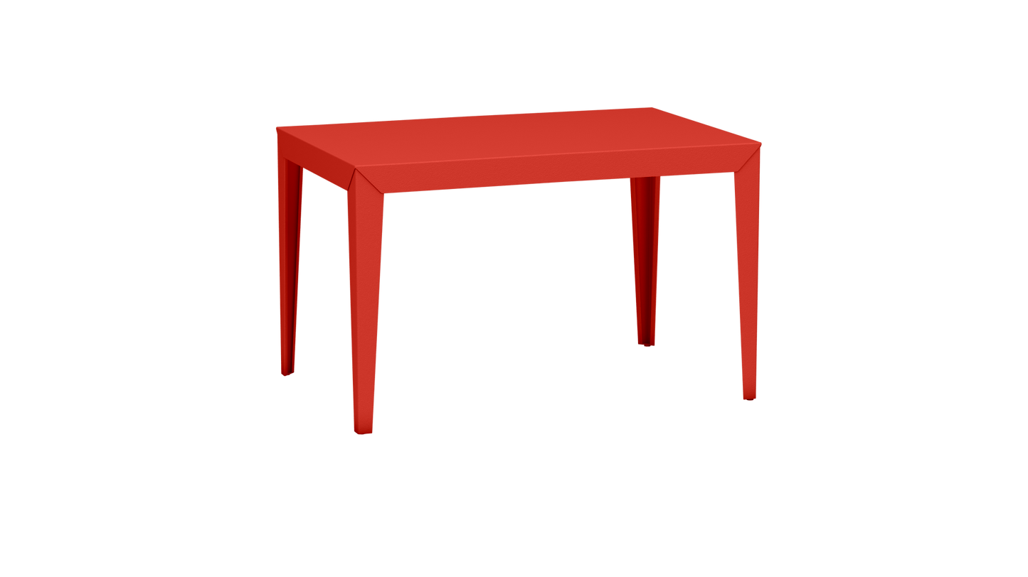 Bureau rectangulaire en métal 120cm Zef - MATIERE GRISE - La Maison MilanaisePêche 143Intérieur