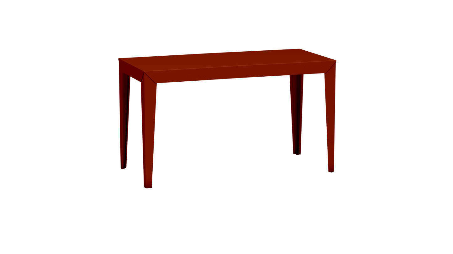 Bureau rectangulaire en métal 130cm Zef - MATIERE GRISE - La Maison MilanaiseTerracotta 142Intérieur
