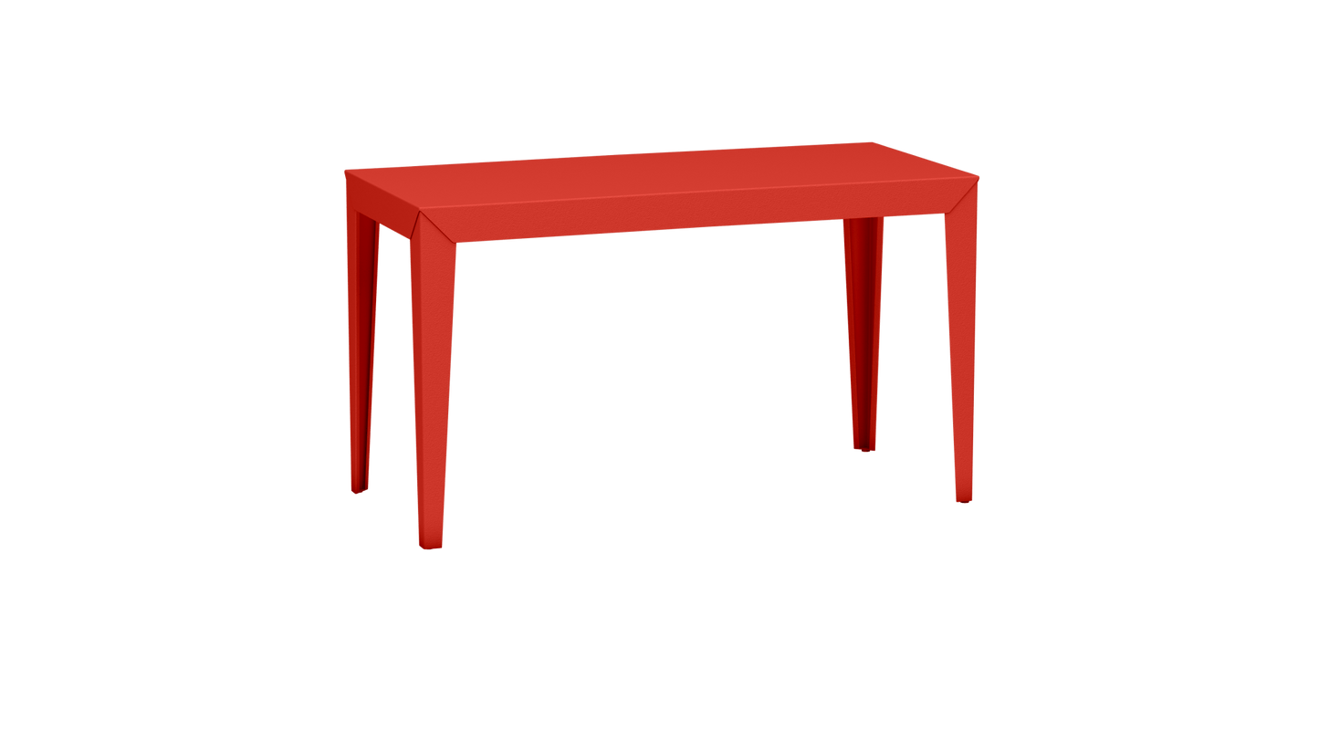 Bureau rectangulaire en métal 130cm Zef - MATIERE GRISE - La Maison MilanaisePêche 143Intérieur