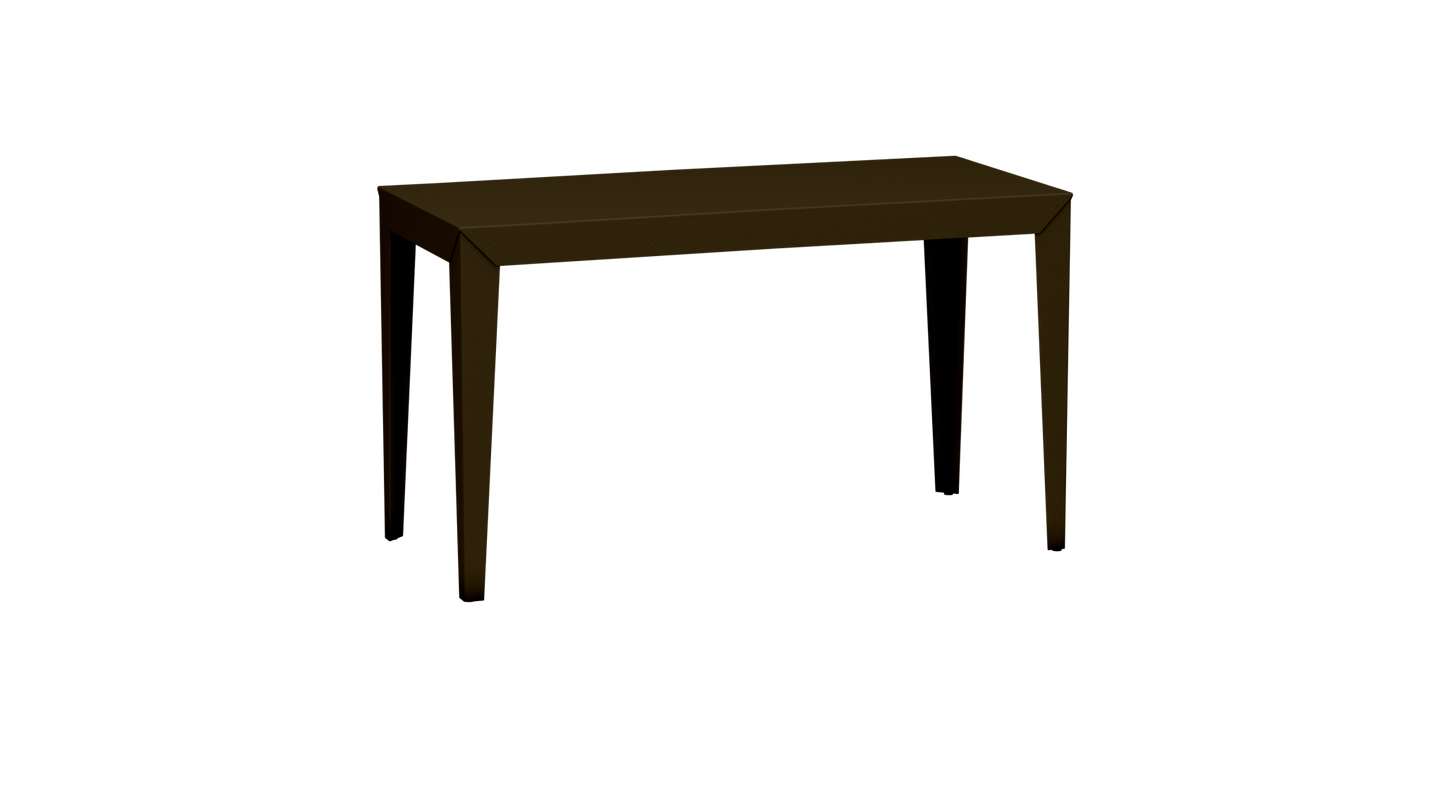 Bureau rectangulaire en métal 130cm Zef - MATIERE GRISE - La Maison MilanaiseBronze 181Intérieur