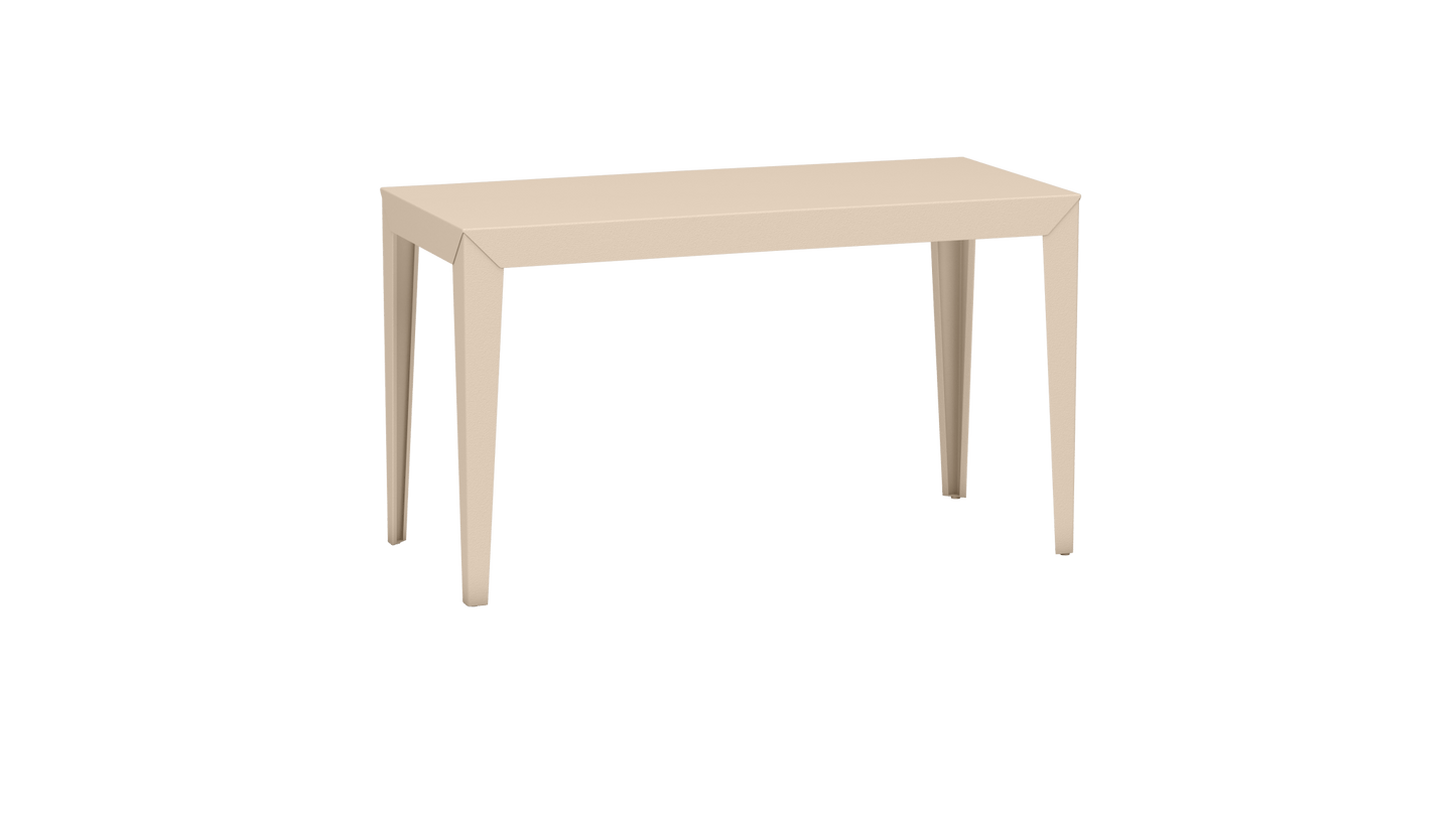 Bureau rectangulaire en métal 130cm Zef - MATIERE GRISE - La Maison MilanaiseEggshell 161Intérieur