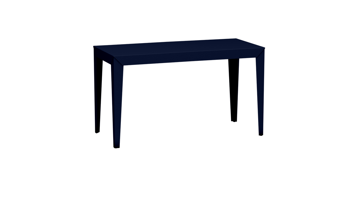 Bureau rectangulaire en métal 130cm Zef - MATIERE GRISE - La Maison MilanaiseNuit 114Intérieur