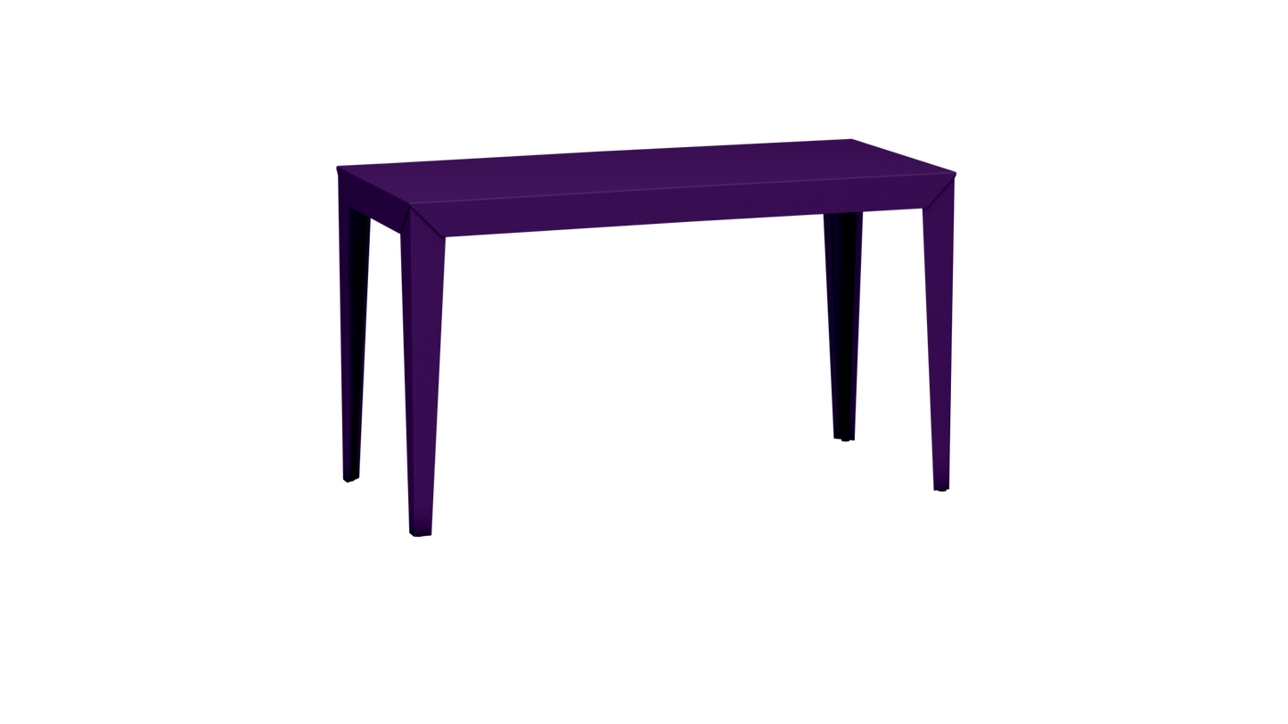 Bureau rectangulaire en métal 130cm Zef - MATIERE GRISE - La Maison MilanaiseUltra Violet 172Intérieur