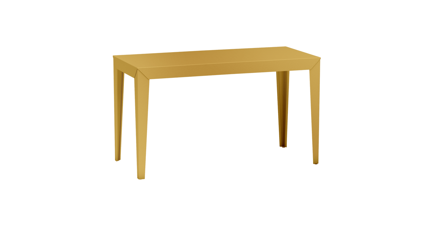 Bureau rectangulaire en métal 130cm Zef - MATIERE GRISE - La Maison MilanaiseLaiton 230Intérieur