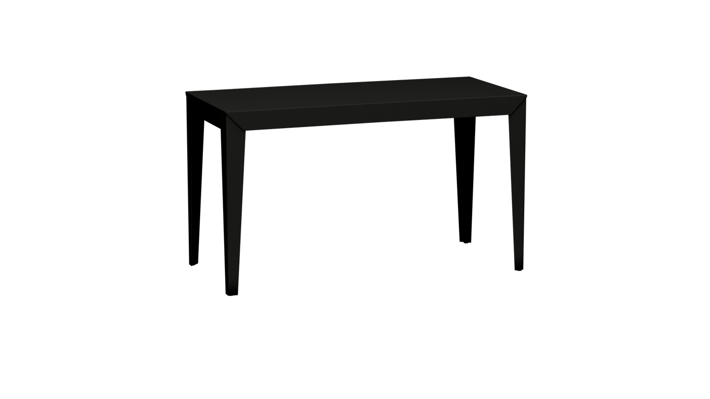 Bureau rectangulaire en métal 130cm Zef - MATIERE GRISE - La Maison MilanaiseNoir mat 031Intérieur