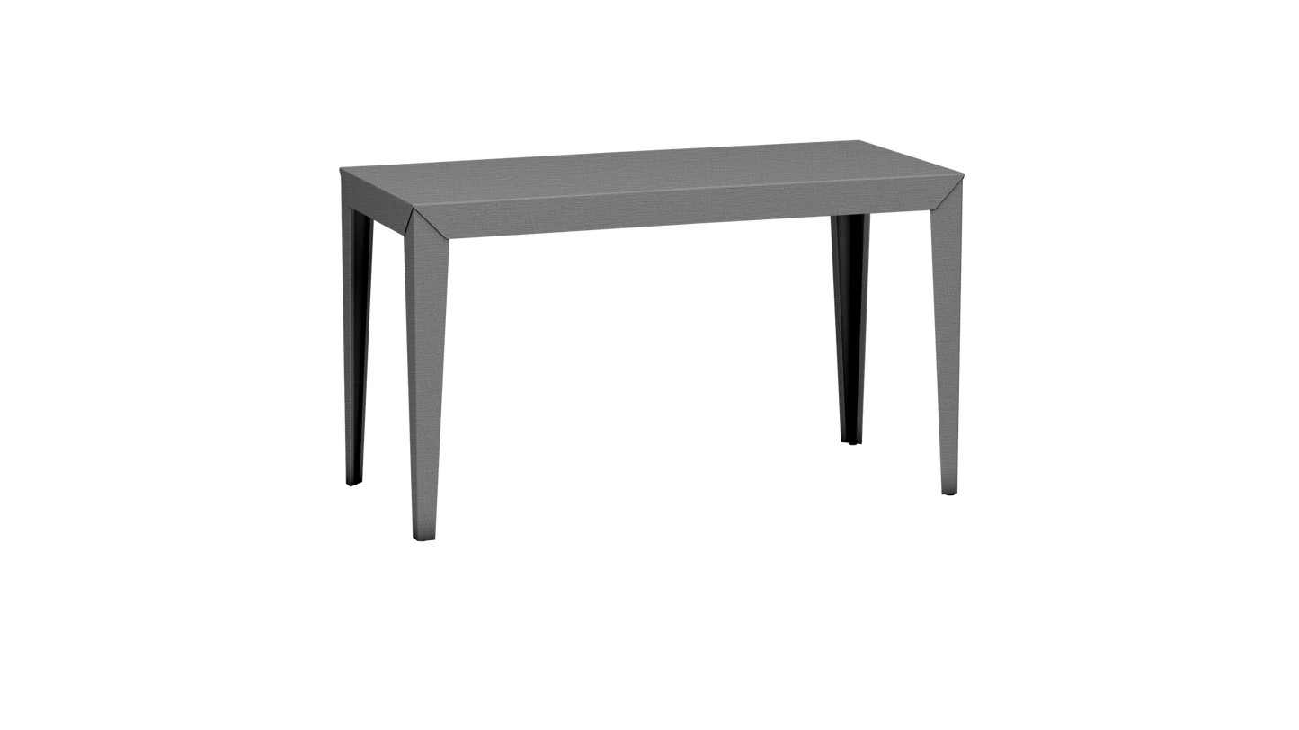 Bureau rectangulaire en métal 130cm Zef - MATIERE GRISE - La Maison MilanaiseBrut Vernis Brillant 020Intérieur