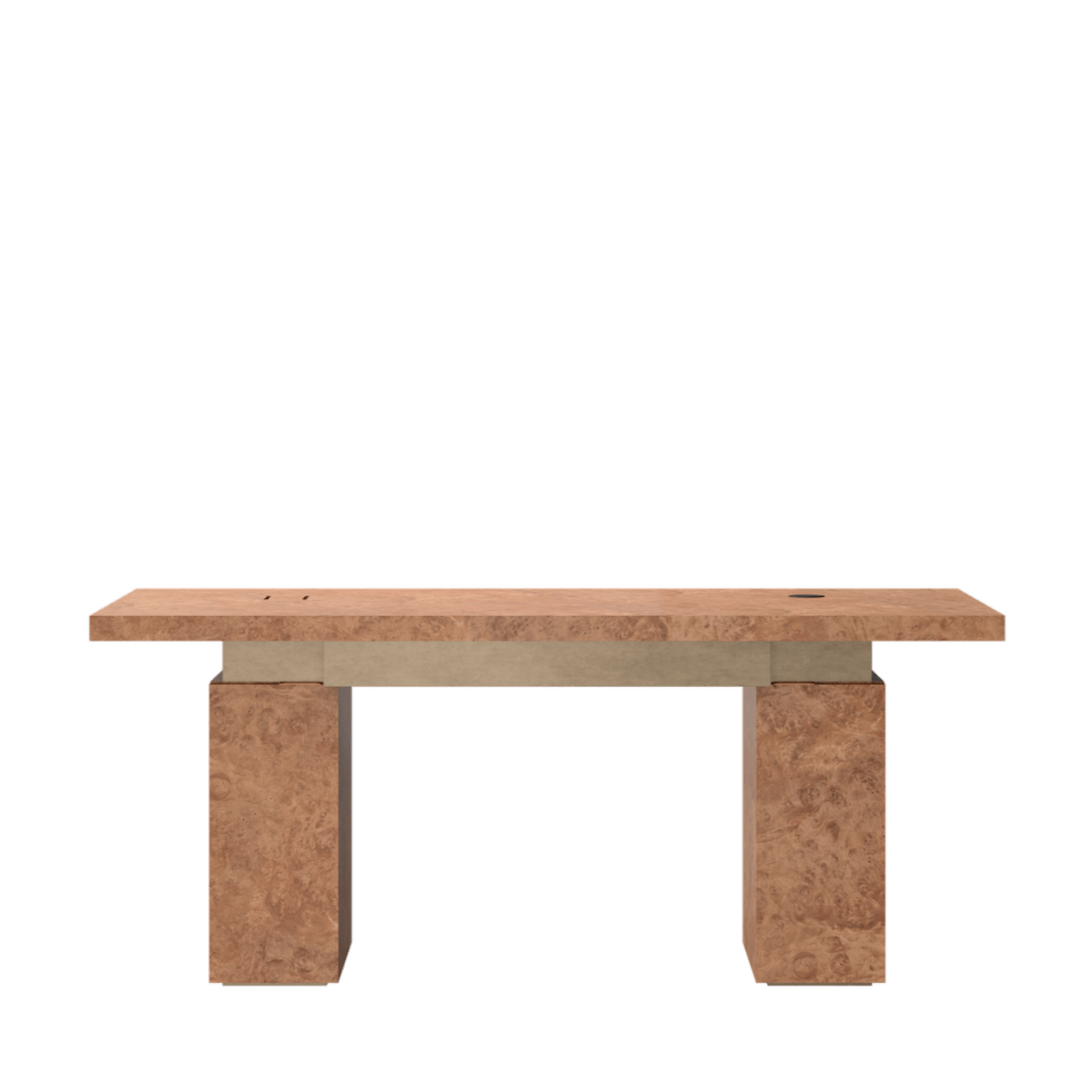 Bureau SARAH RC 160 – Châtaignier et bronze – ULTRA MOBILI - La Maison MilanaiseDRCS180