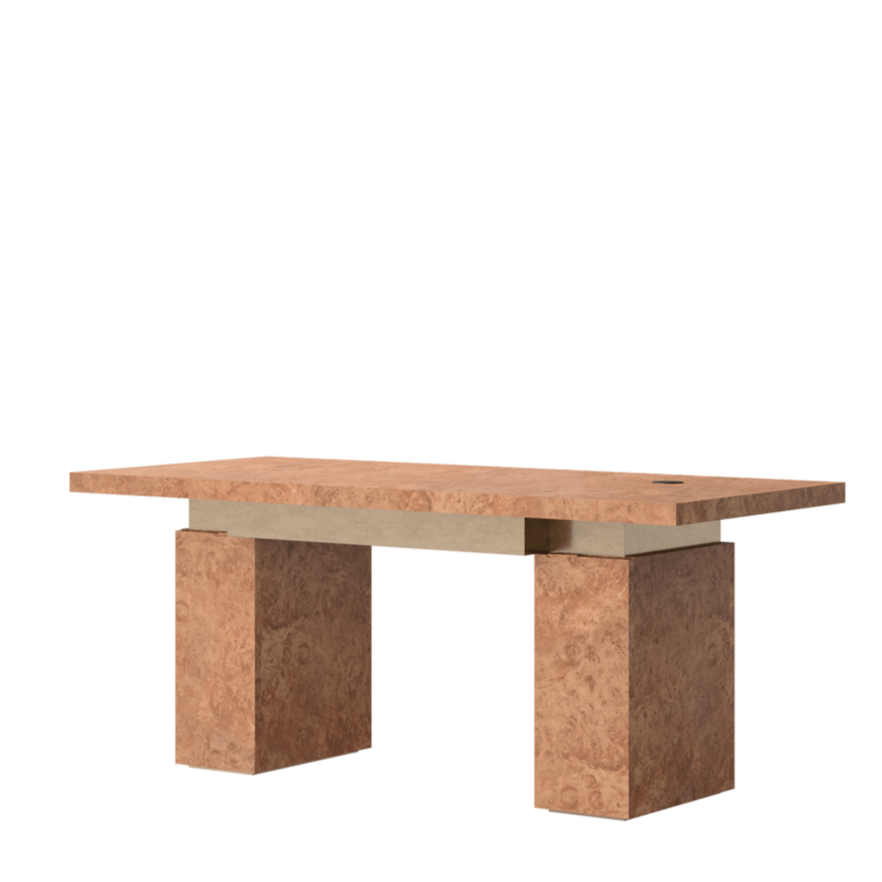 Bureau SARAH RC 160 – Châtaignier et bronze – ULTRA MOBILI - La Maison MilanaiseDRCS180