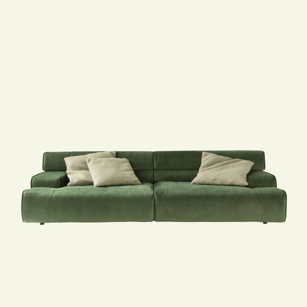 Canapé Colosseo - Design en Velours Vert – DESIGN WERK - La Maison MilanaiseCOLOSSEOII
