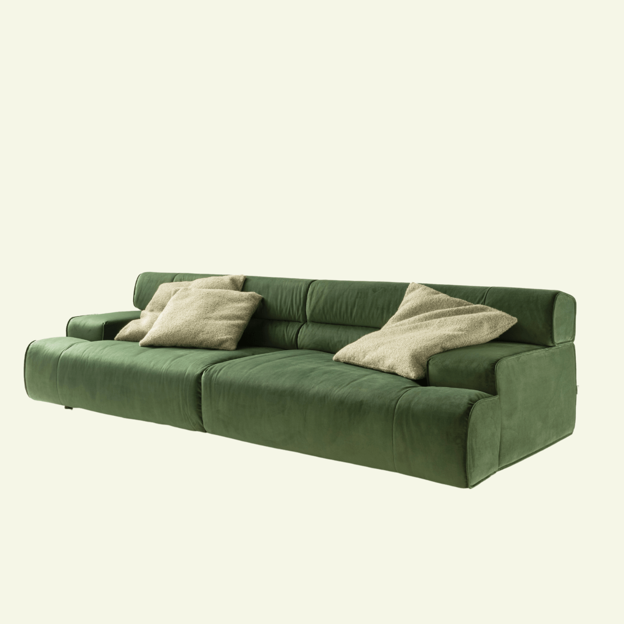 Canapé Colosseo - Design en Velours Vert – DESIGN WERK - La Maison MilanaiseCOLOSSEOII
