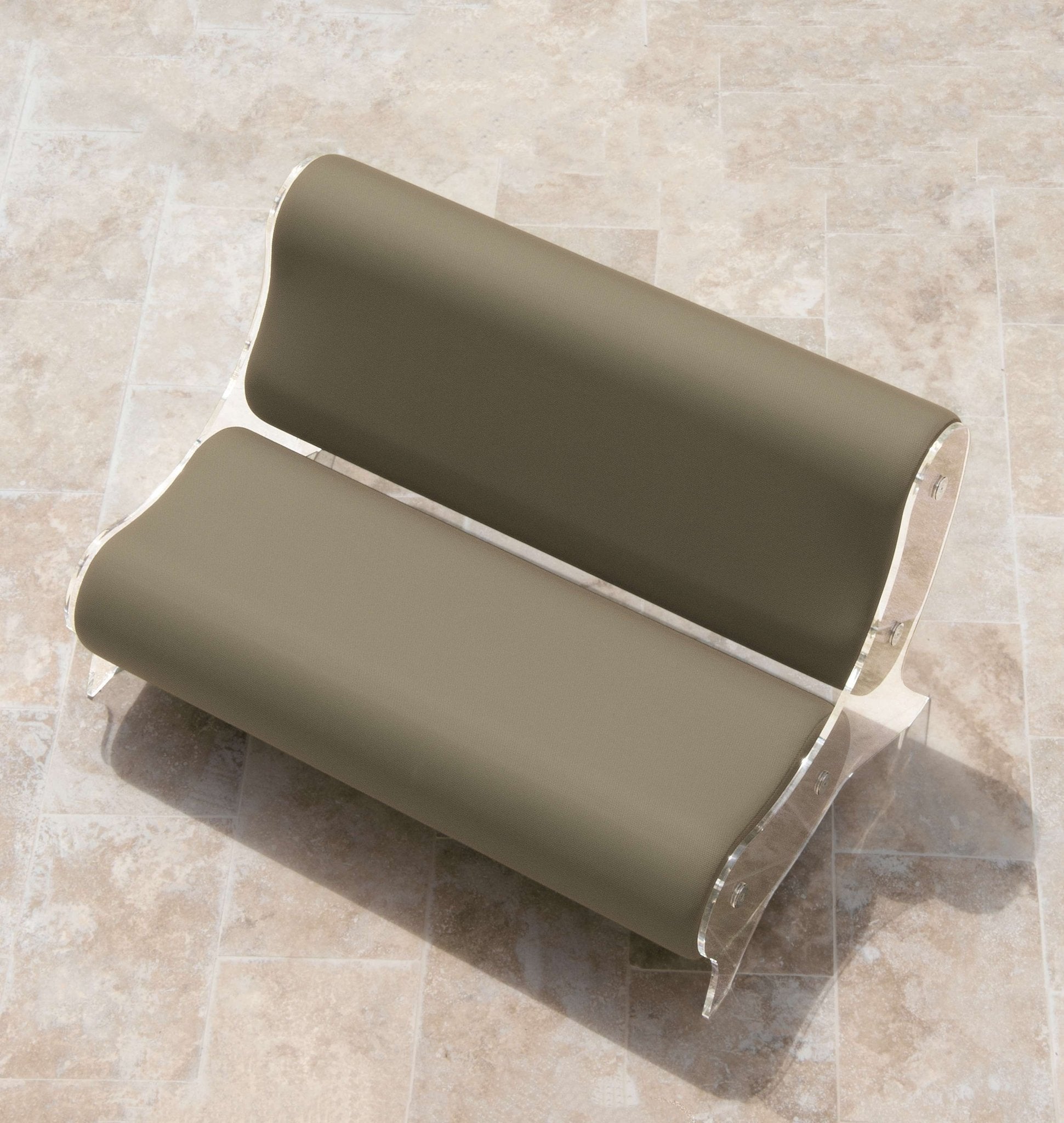 Canapé en altuglas et mousse alvéolaire - KUUMO DESIGN - La Maison MilanaiseMW6154BLANCBlanc154cm